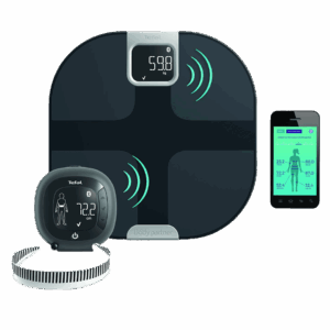 Pèse-personne connecté Bluetooth avec coach digital et capteur de silhouette TEFAL