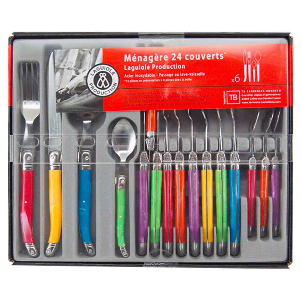 Set de 24 couverts Laguiole