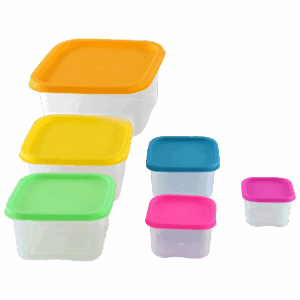 Set de 6 boites de conservation HERZBERG