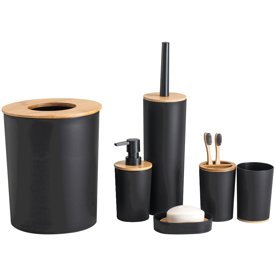 Set de 6 accessoires pour la salle de bain HERZBERG