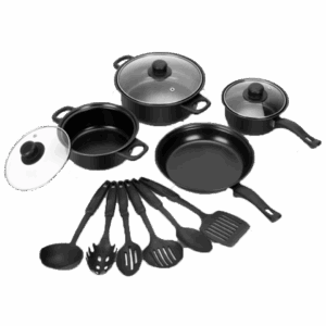 Batterie de cuisine 13 pièces (tous feux dont Induction) HERZBERG