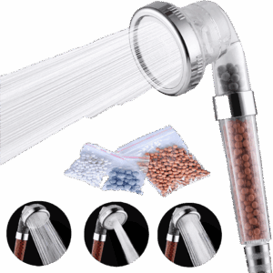 Pommeau de Douche Minéralisée à 3 Modes HERZBERG