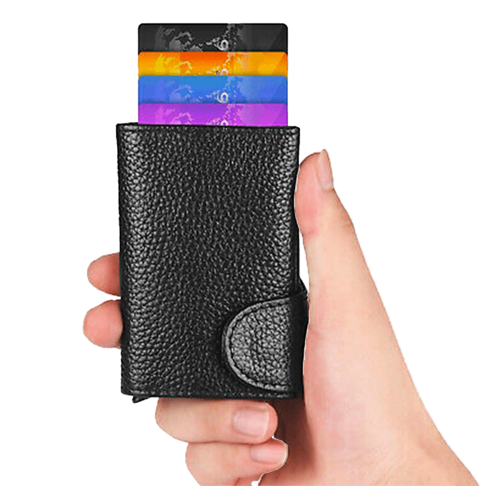 Porte-cartes en cuir avec protection RFID Bitmore - Livraison offerte