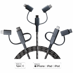 Cable 3en1 (USB-A à Lightning, USB-C & Micro USB) BOOMPODS