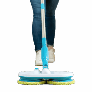 Balai serpillère électrique sans fil rechargeable avec 6 microfibres HURRICANE