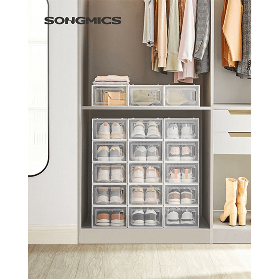 Boite de rangement pour chaussures modulable SONGMICS (18 boites) – Image 2