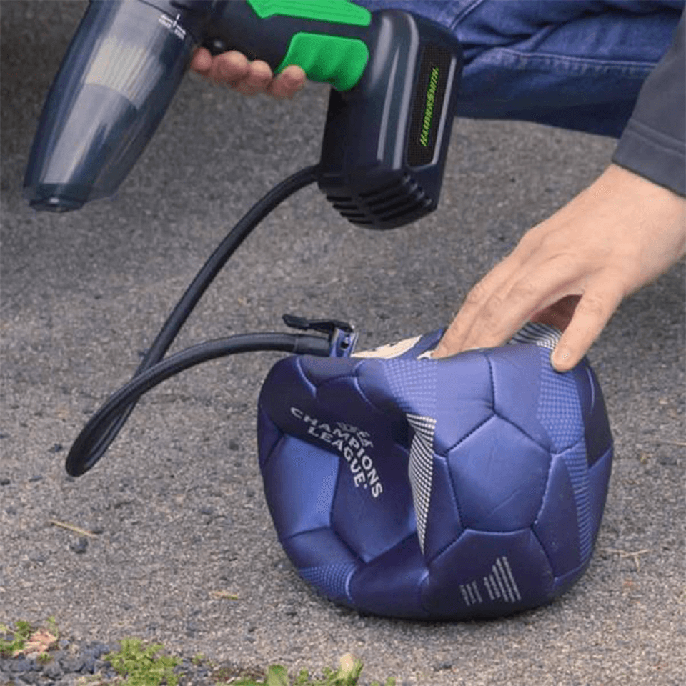 Compresseur-Aspirateur sans fil 2en1 avec 8 accessoires HAMMERSMITH – Image 2