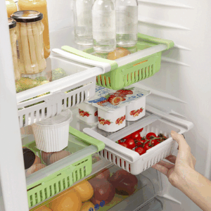 Set de 2 rangements réglables pour frigo InnovaGoods