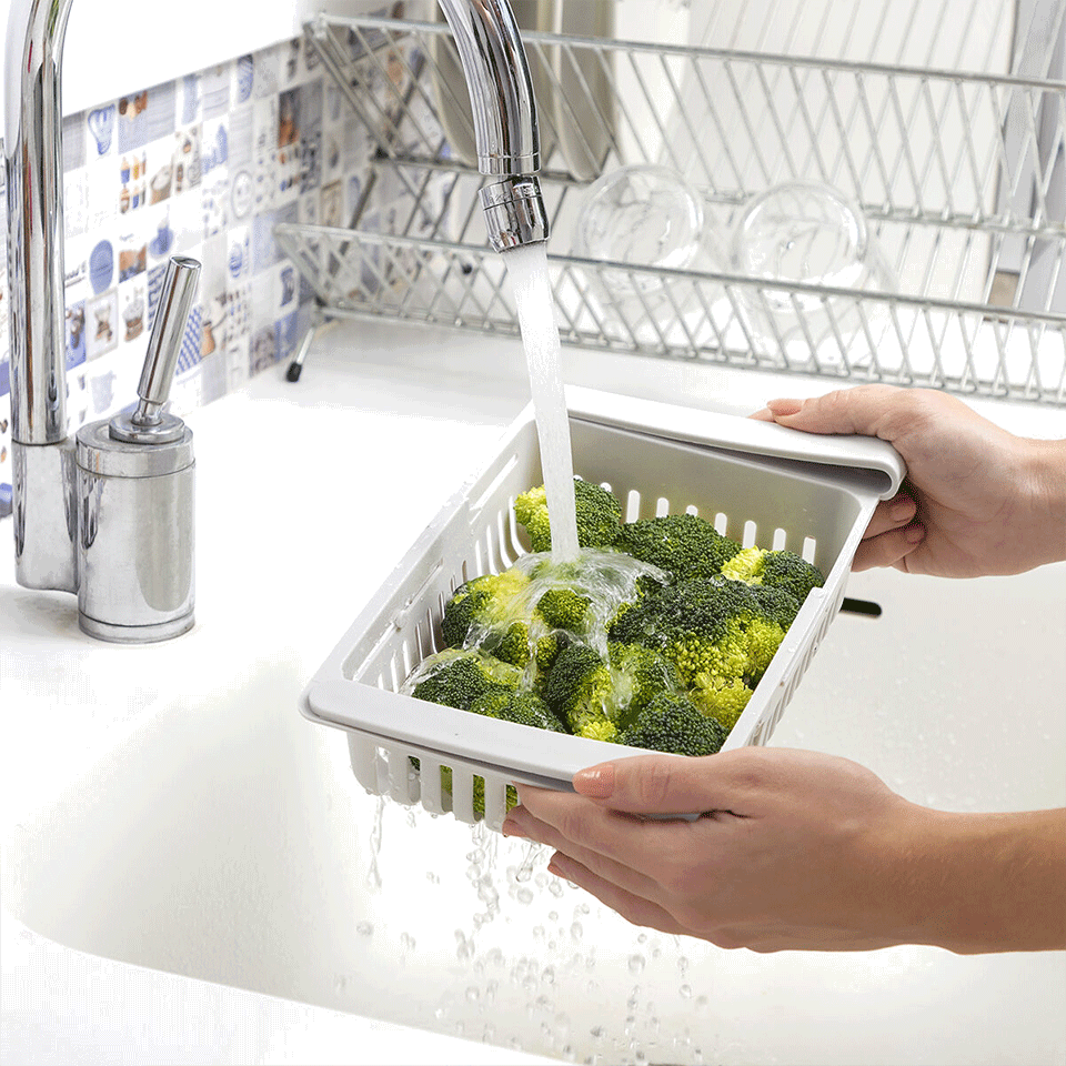 Set de 2 rangements réglables pour frigo InnovaGoods – Image 4