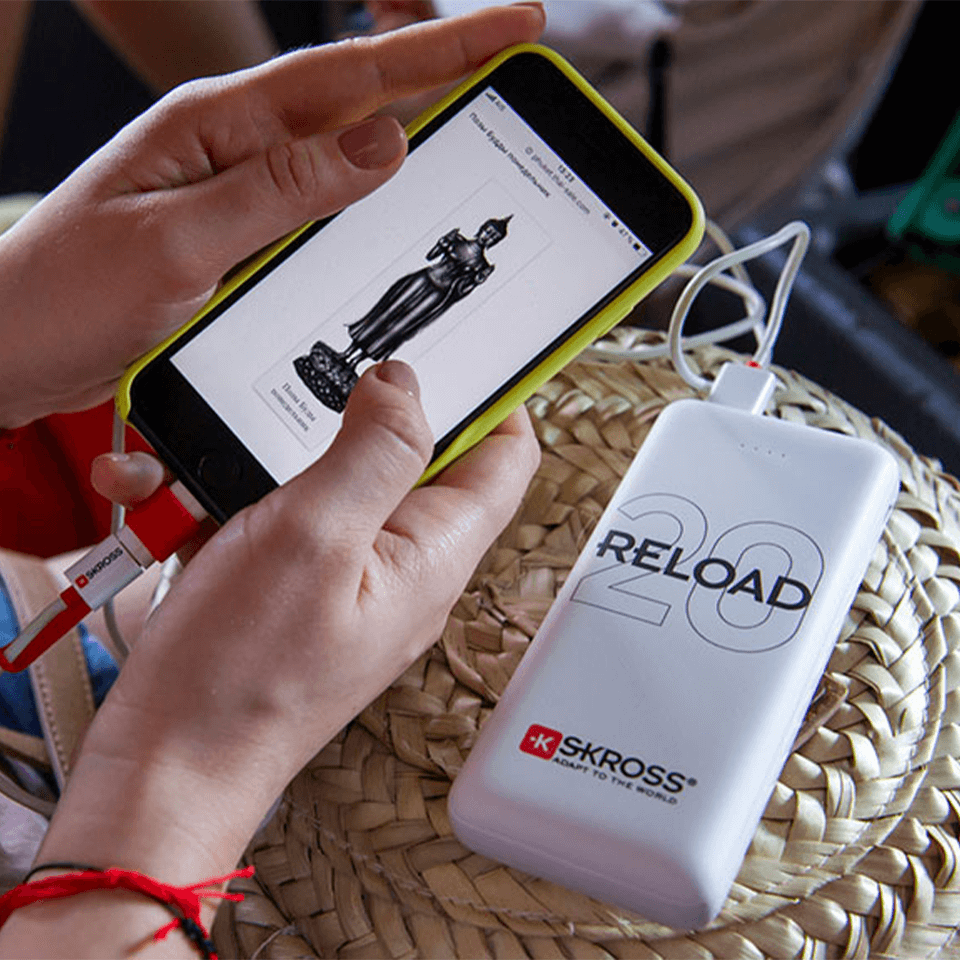 Batterie portable 20'000 mAh SkRoss designé en Suisse – Image 4