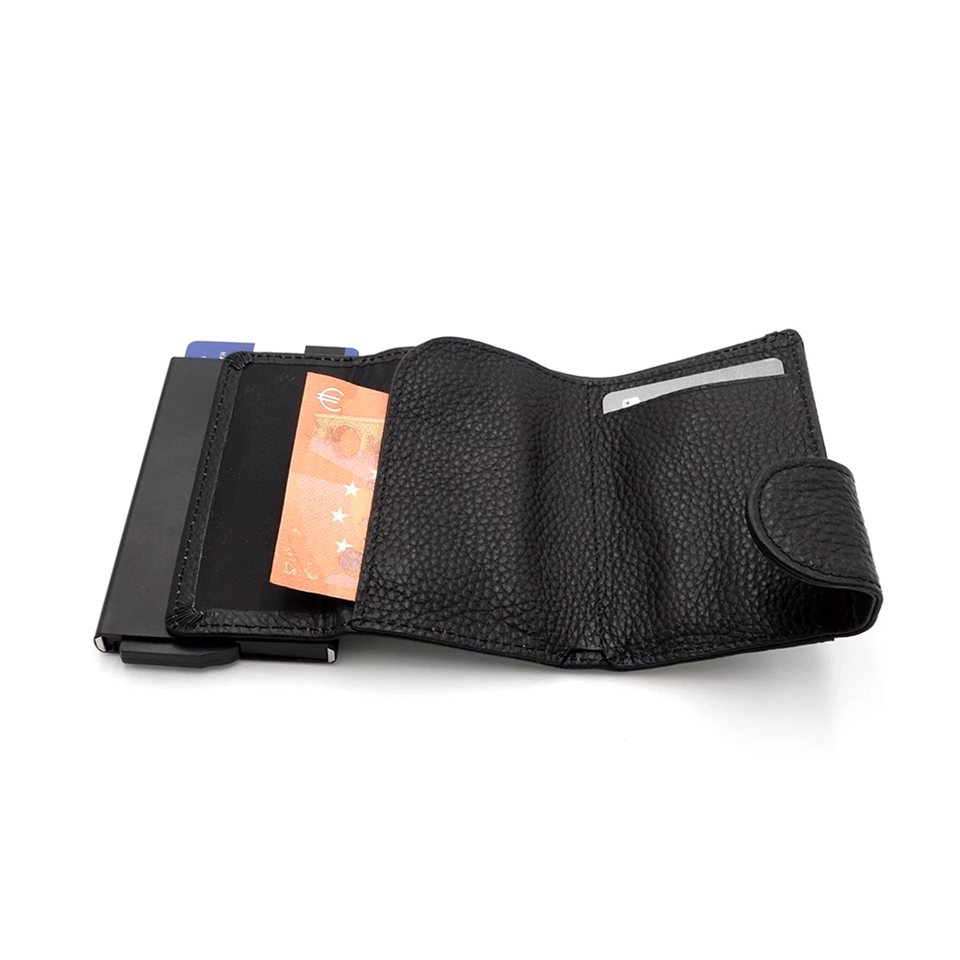 Porte-cartes en cuir avec protection RFID Bitmore - Livraison offerte – Image 5
