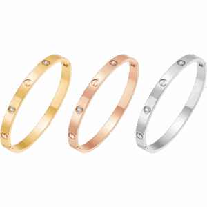 Set de 3 bracelets tendance - love design SWISS PROLINE