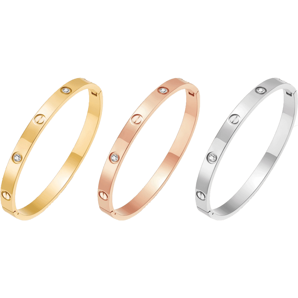 Set de 3 bracelets tendance - love design SWISS PROLINE