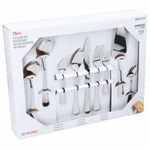 Set de 75 couverts ALPINA