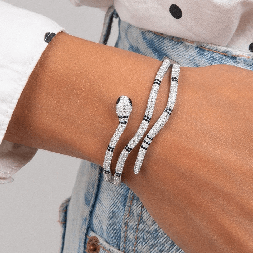 Bracelet Serpent ornés de Cristaux SO CHARM – Image 2