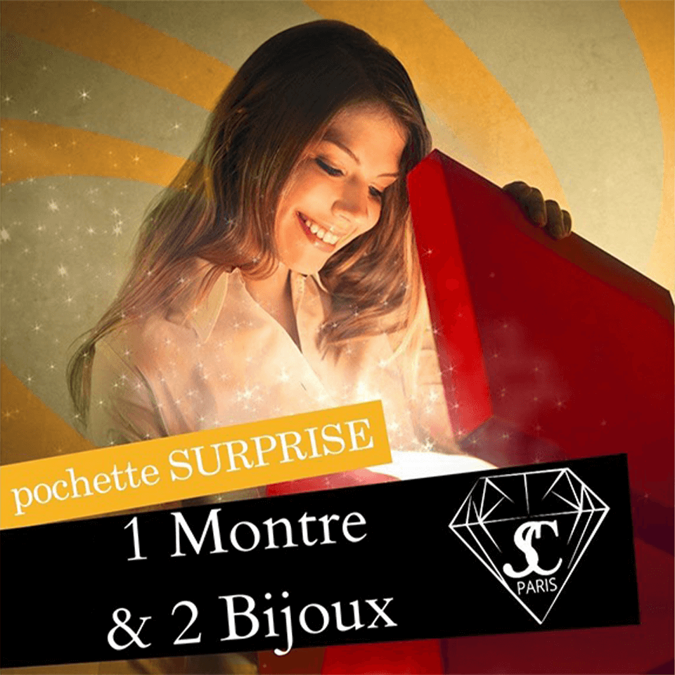 Pochette surprise 3 bijoux (2 bijoux et 1 montre) SO CHARM – Image 3