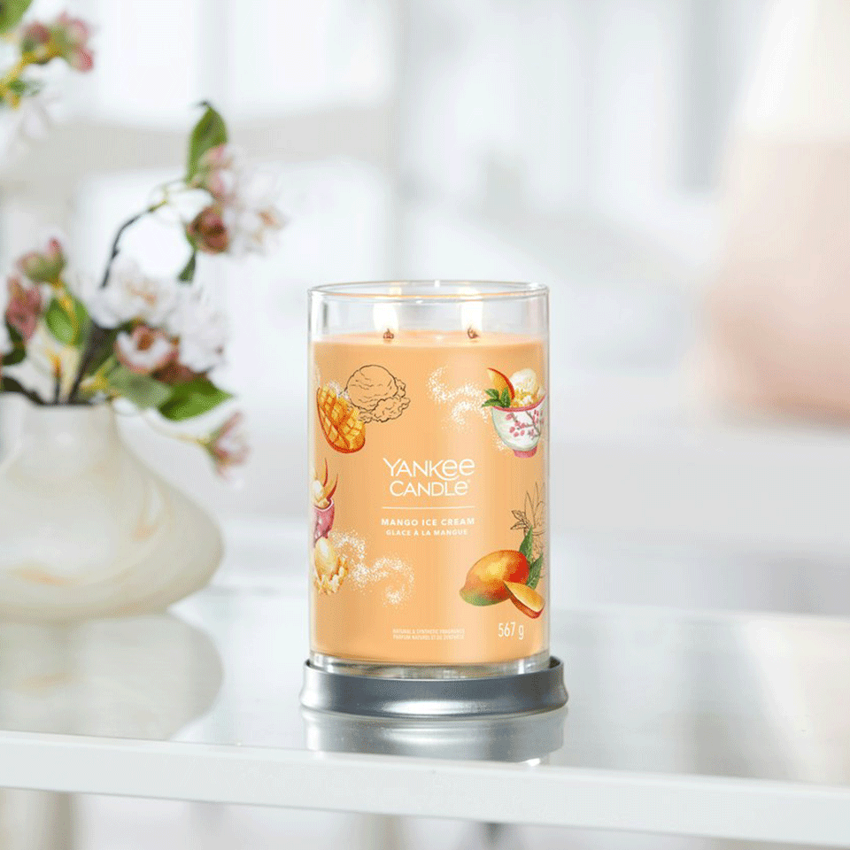 Set de 4 bougies larges parfum surprise (567g) Yankee Candle – Image 4