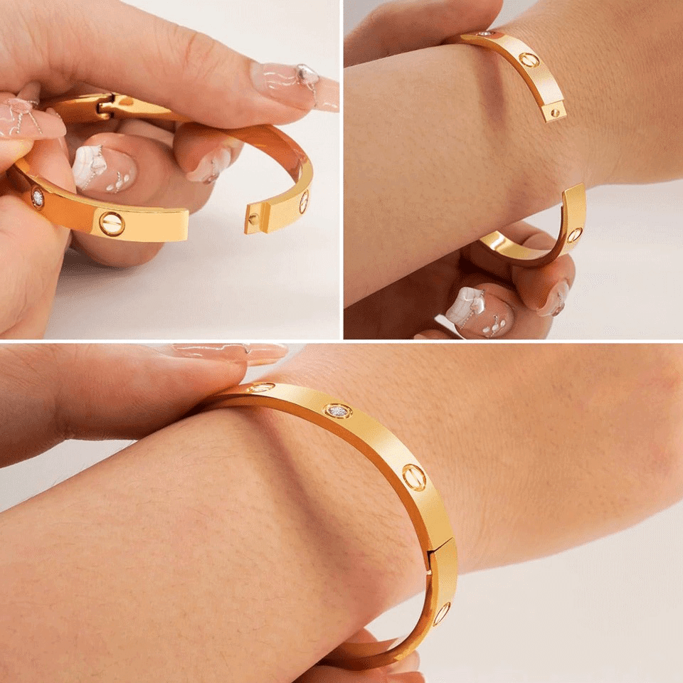 Set de 3 bracelets tendance - love design SWISS PROLINE – Image 4