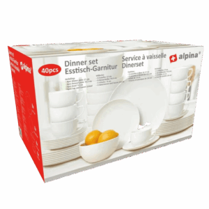 Set de service à vaisselle 40 pièces ALPINA