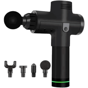 Pistolet de massage (4 têtes de massage inclus)