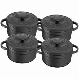 Set 4 mini-cocottes en fonte TEFAL