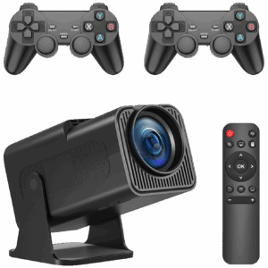 Projecteur connecté haute définition 4K avec 3'000 jeux inclus (Application Netflix, Youtube, Amazon) Swiss ProLine