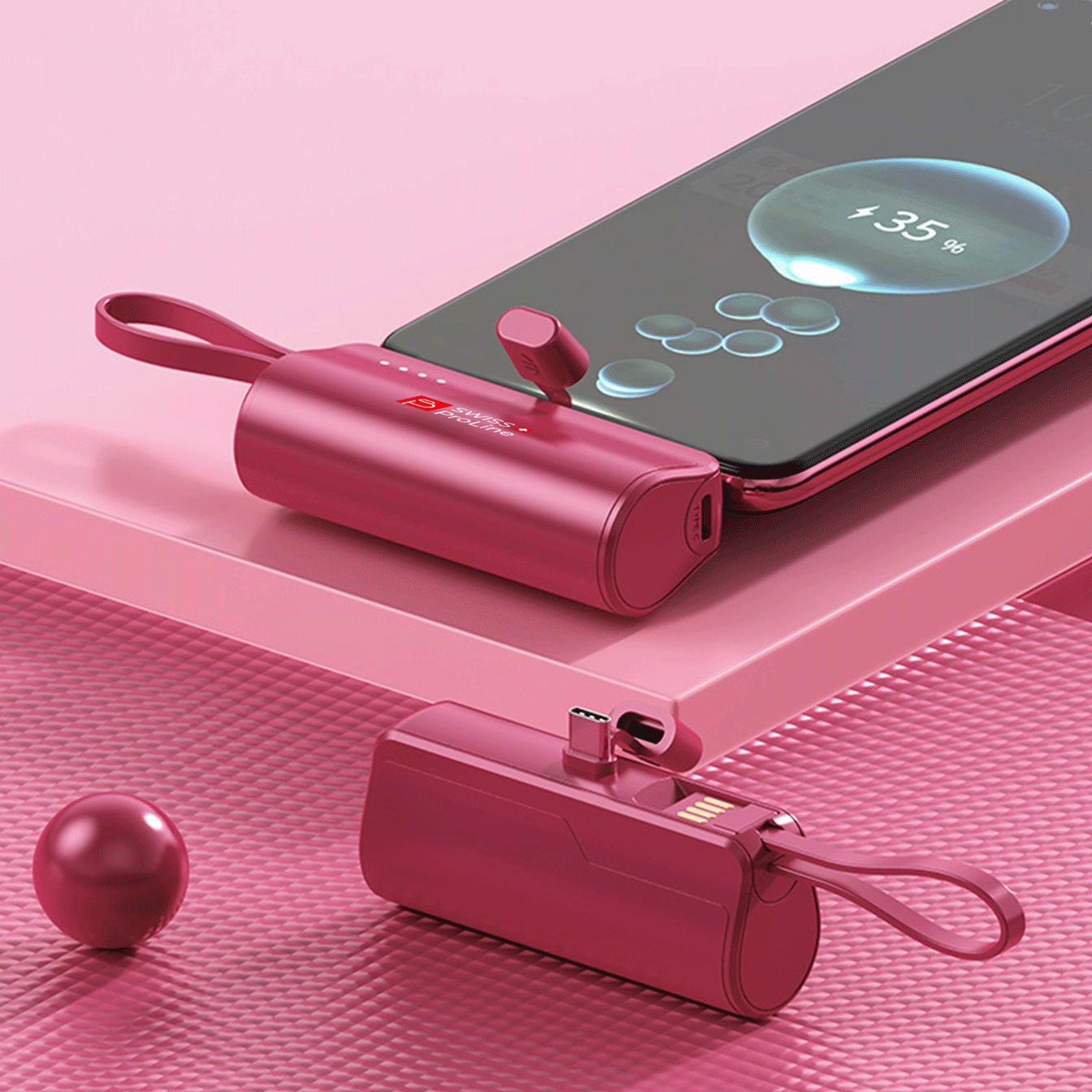 Batterie portable pratique (USB-C) 5’000 mAh Swiss ProLine – Image 4