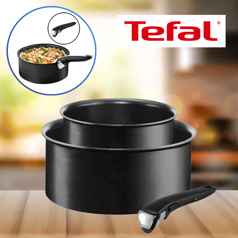Set de 2 casseroles avec poignée amovible TEFAL – Image 5