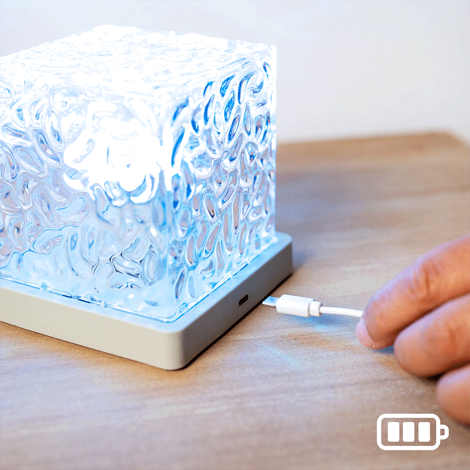 Projecteur LED rechargeable d’aurores boréales InnovaGoods – Image 3