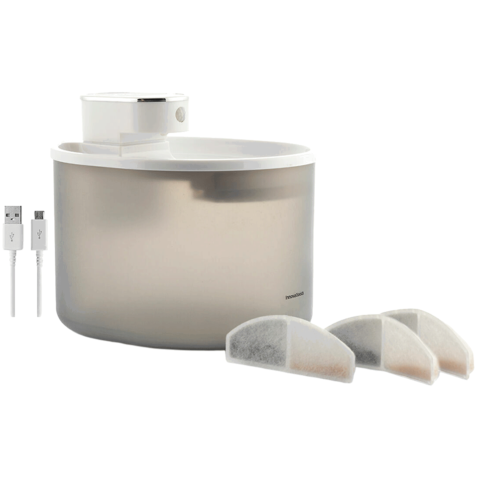 Fontaine pour chats rechargeable avec détecteur InnovaGoods – Image 3