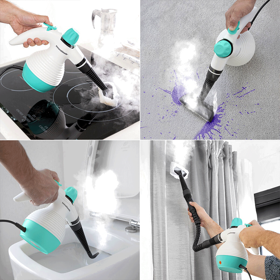 Nettoyeur vapeur à main 9en1 InnovaGoods – Image 3