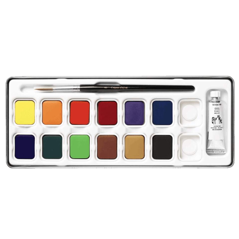 Set de 13 tablettes de peinture CARAN D'ACHE – Image 3