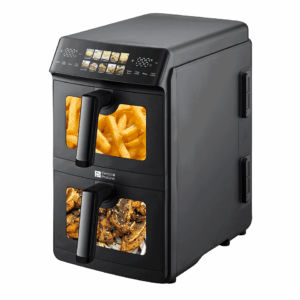Friteuse à air chaud Air Fryer 10L (sans huile) avec double compartiments superposés SWISS PROLINE