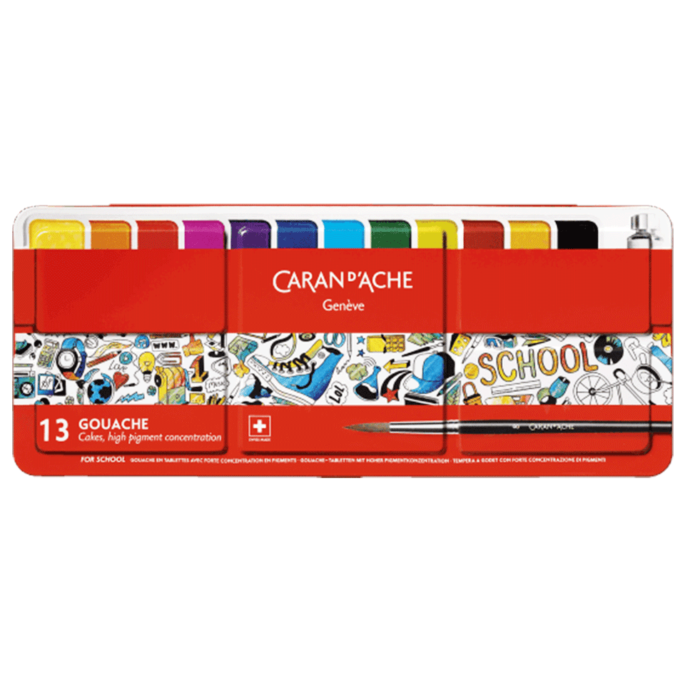 Set de 13 tablettes de peinture CARAN D'ACHE – Image 4