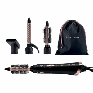Brosse soufflante 2en1 avec 3 accessoires BELLISSIMA